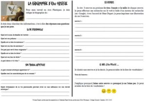 La biographie d’un artiste (version 1) – INFODOC Store