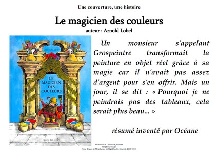 En 2009… Une couverture, une image : Le magicien des couleurs